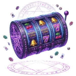 Promotional online casino scene for Incognito Casino players in the United Kingdom